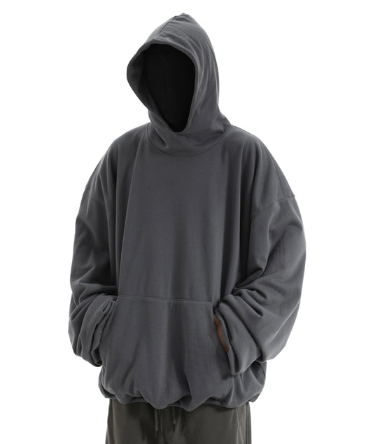 Oversize Double Layered Pullover Hoodie WN5708